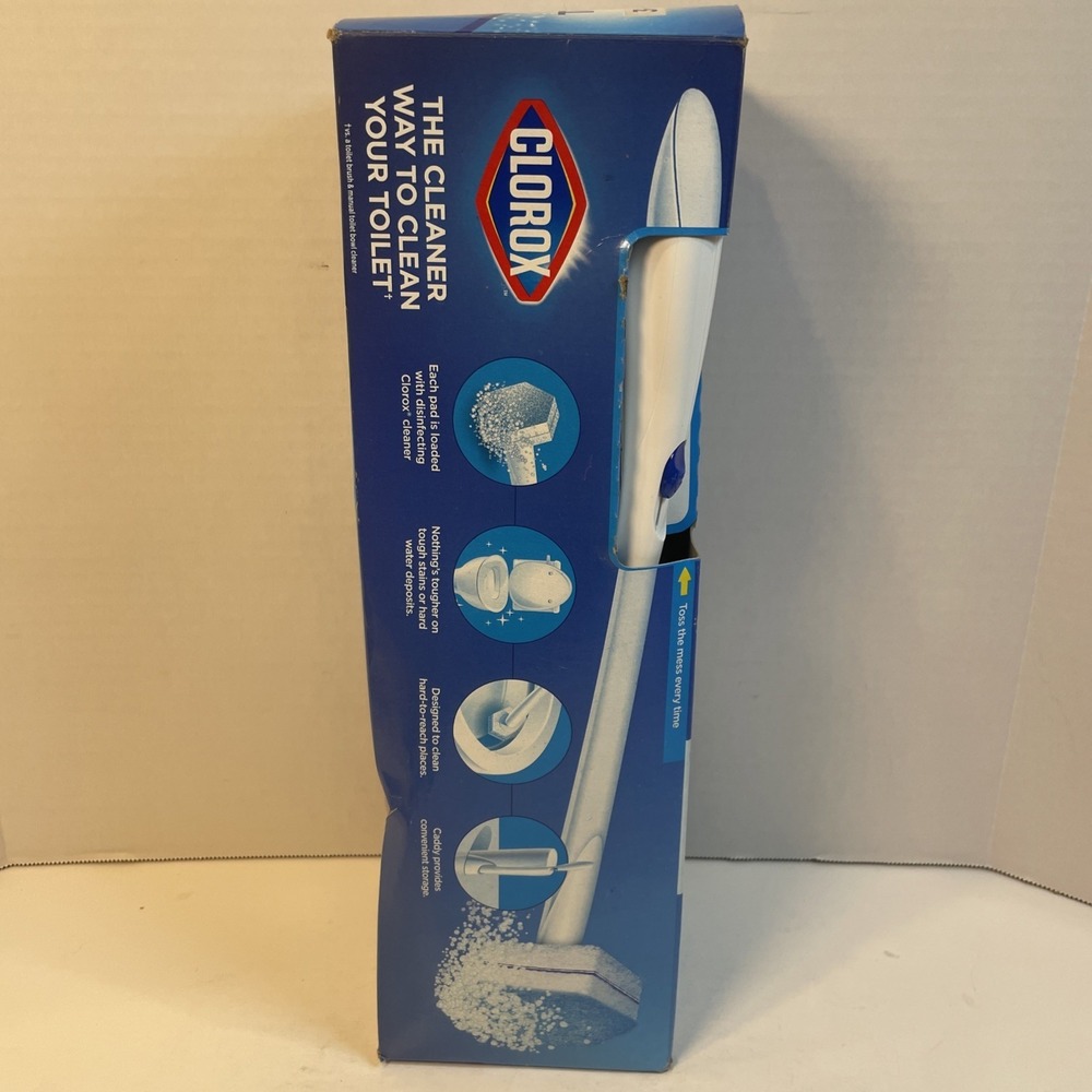 Clorox ToiletWand Starter Kit Unisex OS Blue 3-in-1 Cleaning System 6 Refills‎